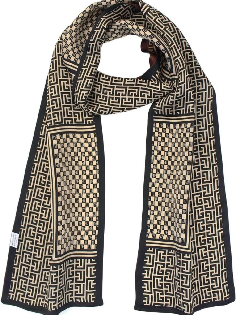 Luxurious 100% Silk Scarf for Women, 59"x6.3", Versatile Headscarf & Neck Wrap